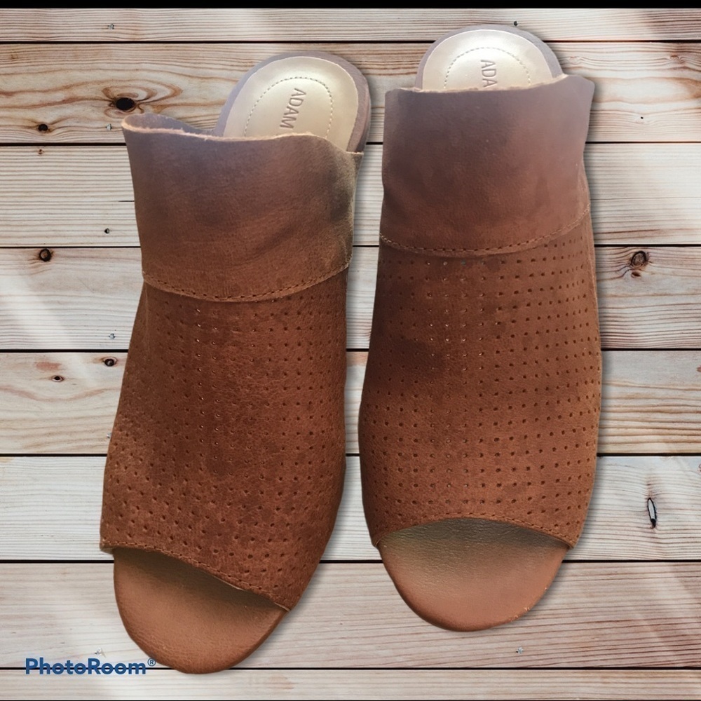 ADAM Tucker Brown Leather Shoes 7.5